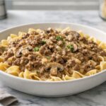 Beef Stroganoff with Ground Beef