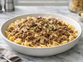Beef Stroganoff with Ground Beef