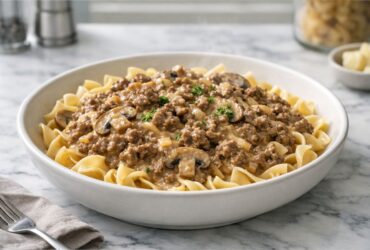 Beef Stroganoff with Ground Beef