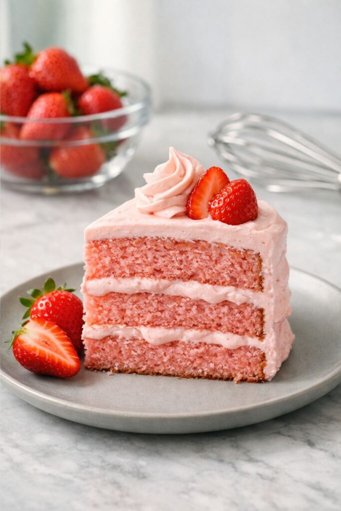 Edgar's Strawberry Cake Recipe
