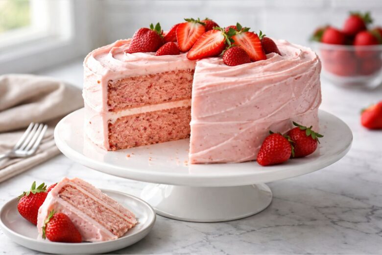 Edgar's Strawberry Cake Recipe