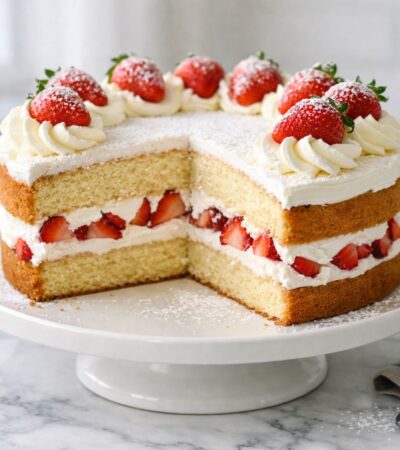 Olive Garden Strawberry Cream Cake Recipe