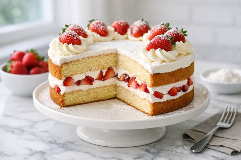 Olive Garden Strawberry Cream Cake Recipe