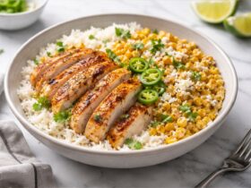 Street Corn Chicken Rice Bowl Recipe