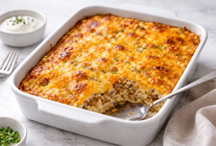 Amish Breakfast Casserole With Hashbrowns Recipe