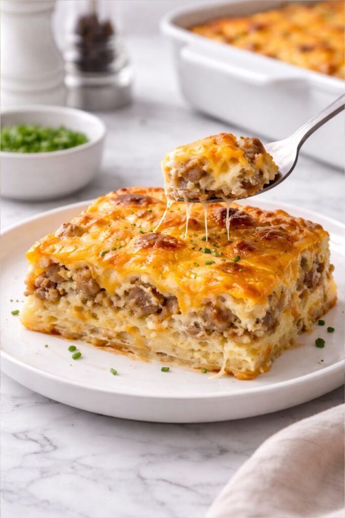 Amish Breakfast Casserole With Hashbrowns Recipe