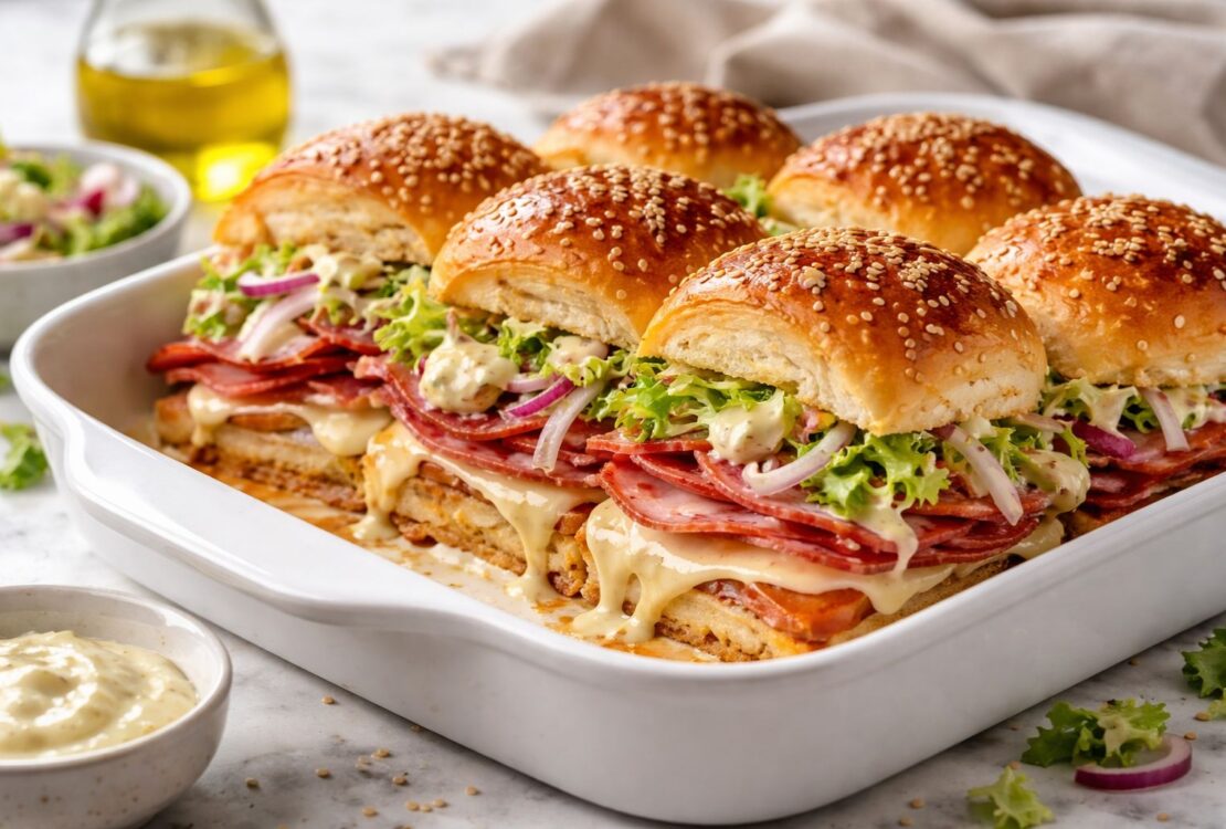 Italian Grinder Sliders Hawaiian Rolls Recipe