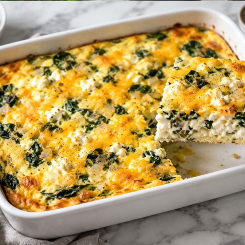 Baked Cottage Cheese Eggs Recipe