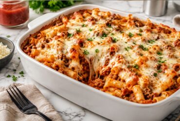 Baked Ziti with Ground Beef