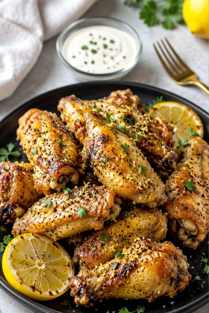 Lemon Pepper Chicken Wings Recipe
