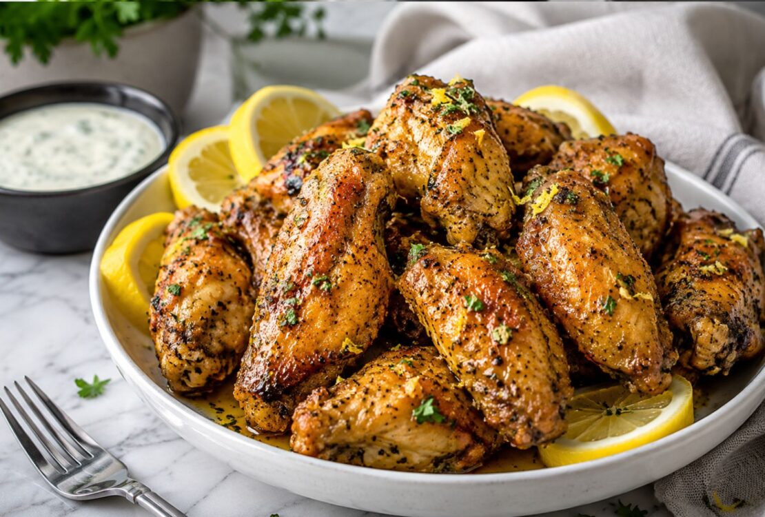 Lemon Pepper Chicken Wings Recipe