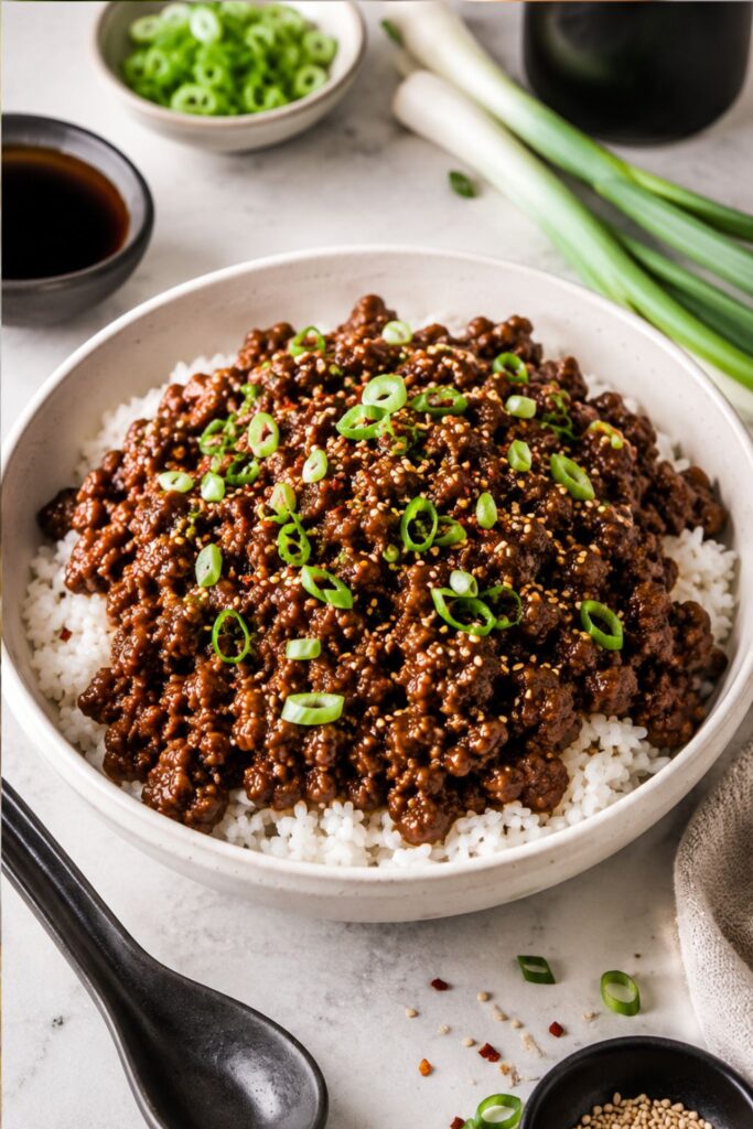 Mongolian Ground Beef